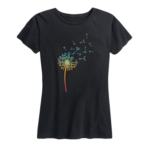 Instant Message - Rainbow Dandelion - Women's Short Sleeve Graphic T-Shirt