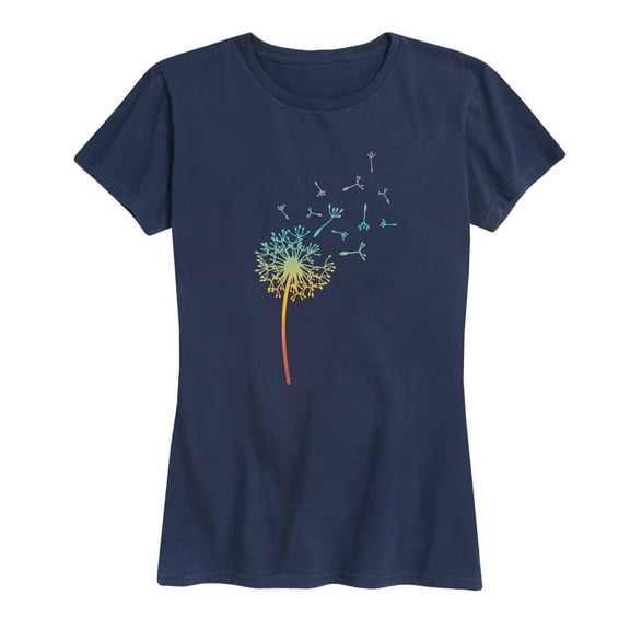 Instant Message - Rainbow Dandelion - Women's Short Sleeve Graphic T-Shirt