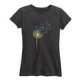 thumbnail image 1 of Instant Message - Rainbow Dandelion - Women's Short Sleeve Graphic T-Shirt, 1 of 5