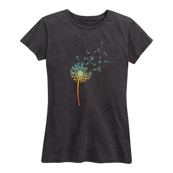 Instant Message - Rainbow Dandelion - Women's Short Sleeve Graphic T-Shirt