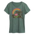 thumbnail image 1 of Instant Message - Rainbow Don't Be A D-ck - Women's Short Sleeve Graphic T-Shirt, 1 of 6