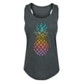 thumbnail image 1 of Instant Message - Rainbow Henna Pineapple - Women's Racerback Tank, 1 of 5