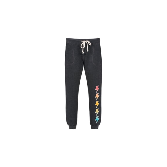 Instant Message - Rainbow Lightning Graphic Fleece Joggers