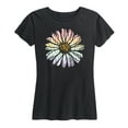 thumbnail image 1 of Instant Message - Rainbow Zebra Print Daisy - Women's Short Sleeve Graphic T-Shirt, 1 of 5