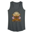 thumbnail image 1 of Instant Message - Raised On 90's Country - Women's Racerback Tank Top, 1 of 6