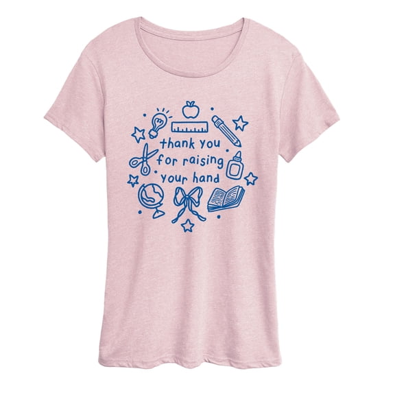 Instant Message - Raising Your Hand Short Sleeve Graphic T-Shirt