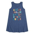 thumbnail image 1 of Instant Message - Random Alphabet - Toddler & Youth Girls A-line Dress, 1 of 6