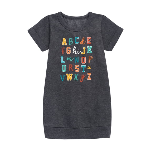 Instant Message - Random Alphabet - Toddler & Youth Girls Fleece Dress