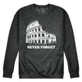 thumbnail image 1 of Instant Message - Random & Funny - Roman Empire - Never Forget - Men's Crew Neck Fleece Pullover, 1 of 5