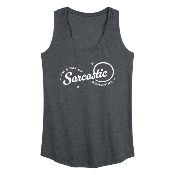 Instant Message - Ray Of Sarcastic Sunshine - Women's Racerback Tank Top