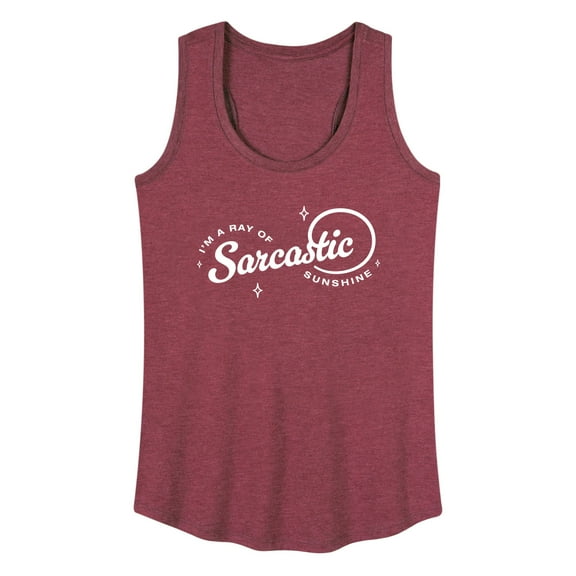 Instant Message - Ray Of Sarcastic Sunshine - Women's Racerback Tank Top