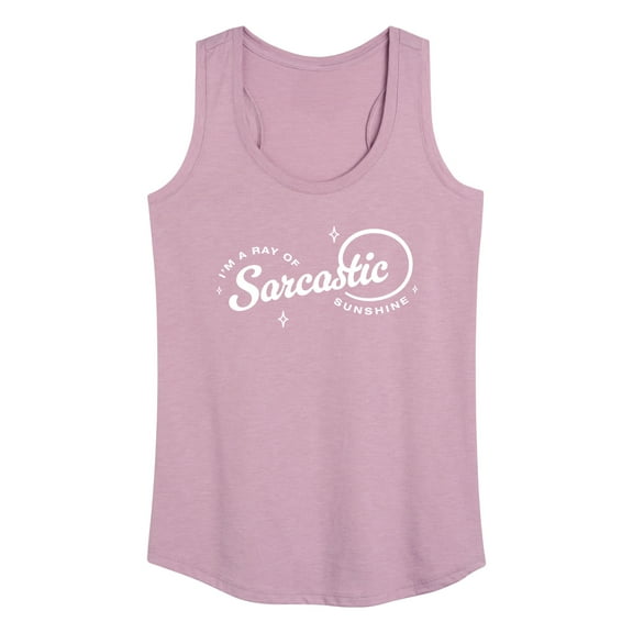 Instant Message - Ray Of Sarcastic Sunshine - Women's Racerback Tank Top