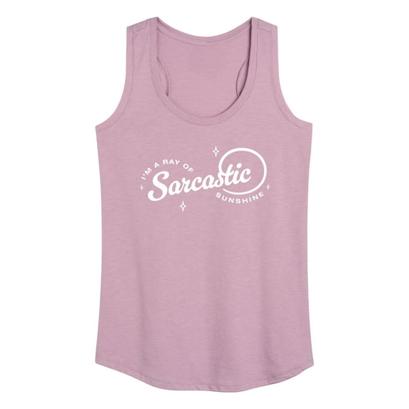 Instant Message - Ray Of Sarcastic Sunshine - Women's Racerback Tank Top
