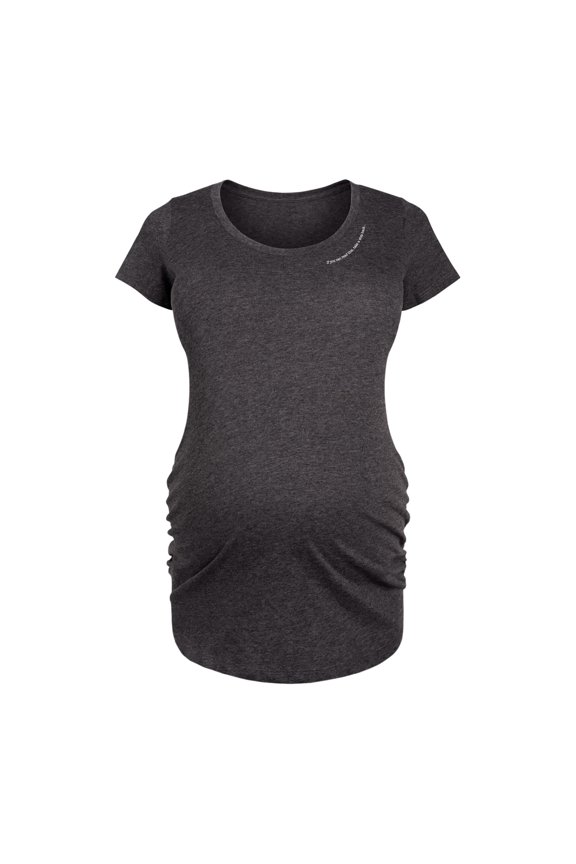 - Read This Step Back Neck - Women's Maternity Scoop Neck Graphic T-Shirt