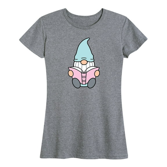 Instant Message - Reading Gnome - Women's Short Sleeve Graphic T-Shirt