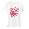 thumbnail image 1 of Instant Message - Ready For Game Day - Women's Short Sleeve Graphic T-Shirt, 1 of 5