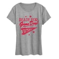 thumbnail image 1 of Instant Message - Ready For Game Day - Women's Short Sleeve Graphic T-Shirt, 1 of 5