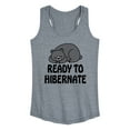 thumbnail image 1 of Instant Message - Ready To Hibernate - Women's Racerback Tank Top, 1 of 6