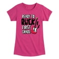 thumbnail image 1 of Instant Message - Ready To Rock First Grade - Toddler & Youth Girls Short Sleeve Graphic T-Shirt, 1 of 5