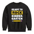 thumbnail image 1 of Instant Message - Ready To Rock Kindergarten- Toddler And Youth Crewneck Fleece Sweatshirt, 1 of 6