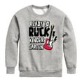 thumbnail image 1 of Instant Message - Ready To Rock Kindergarten - Toddler & Youth Crewneck Fleece Sweatshirt, 1 of 5