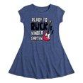 thumbnail image 1 of Instant Message - Ready To Rock Kindergarten - Toddler & Youth Girls Fit & Flare Dress, 1 of 1
