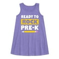 thumbnail image 1 of Instant Message - Ready To Rock Pre-K - Back to School - Toddler and Youth Girls A-line Dress, 1 of 5