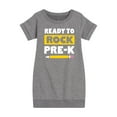 thumbnail image 1 of Instant Message - Ready To Rock Pre-K - Toddler And Youth Girls Fleece Dress, 1 of 6