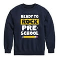 thumbnail image 1 of Instant Message - Ready To Rock Preschool - Toddler And Youth Crewneck Fleece Sweatshirt, 1 of 6