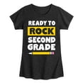 thumbnail image 1 of Instant Message - Ready To Rock Second Grade - Toddler And Youth Girls Short Sleeve Graphic T-Shirt, 1 of 6