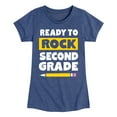 thumbnail image 1 of Instant Message - Ready To Rock Second Grade - Toddler And Youth Girls Short Sleeve Graphic T-Shirt, 1 of 6