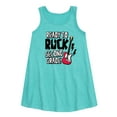 thumbnail image 1 of Instant Message - Ready To Rock Second Grade - Toddler & Youth Girls A-line Dress, 1 of 4