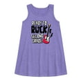 thumbnail image 1 of Instant Message - Ready To Rock Second Grade - Toddler & Youth Girls A-line Dress, 1 of 4