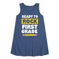 thumbnail image 1 of Instant Message - Ready to Rock First Grade - Back to School - Toddler and Youth Girls A-line Dress, 1 of 6