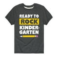 thumbnail image 1 of Instant Message - Ready to Rock Kindergarten - Back to School - Toddler and Youth Short Sleeve Graphic T-Shirt, 1 of 6