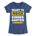 thumbnail image 1 of Instant Message - Ready to Rock Kindergarten - Toddler And Youth Girls Short Sleeve Graphic T-Shirt, 1 of 6