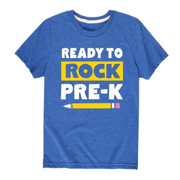 Instant Message - Ready to Rock Pre-K - Toddler And Youth Short Sleeve Graphic T-Shirt