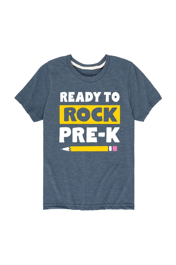 - Ready to Rock Pre-K Short Sleeve Graphic T-Shirt