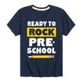 thumbnail image 1 of Instant Message - Ready to Rock Preschool - Toddler And Youth Short Sleeve Graphic T-Shirt, 1 of 6