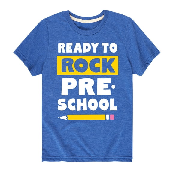 Instant Message - Ready to Rock Preschool - Toddler And Youth Short Sleeve Graphic T-Shirt