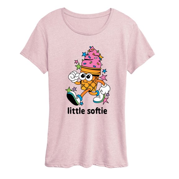 Instant Message - Real Softie Ice Cream - Women's Short Sleeve Graphic T-Shirt