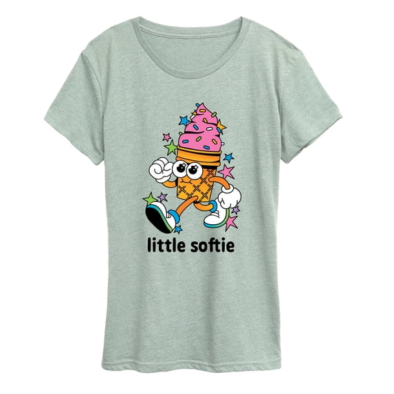 Instant Message - Real Softie Ice Cream Short Sleeve Graphic T-Shirt