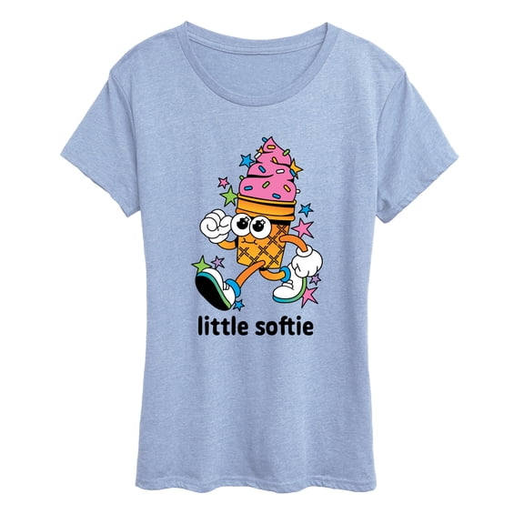 Instant Message - Real Softie Ice Cream - Women's Short Sleeve Graphic T-Shirt