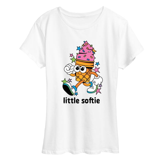 Instant Message - Real Softie Ice Cream - Women's Short Sleeve Graphic T-Shirt