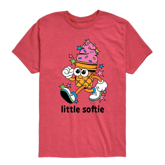 Instant Message - Real Softie Ice Cream - Youth Boys Short Sleeve Graphic T-Shirt