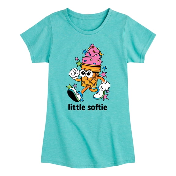 Instant Message - Real Softie Ice Cream - Youth Girls Fitted Short Sleeve T-Shirt
