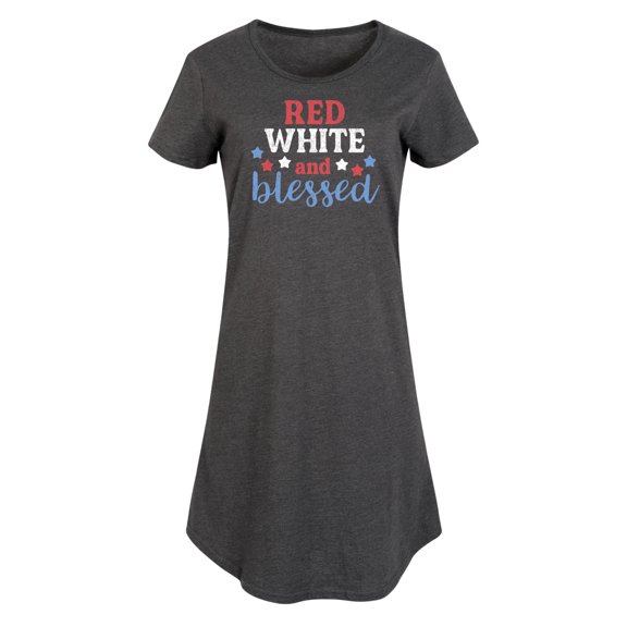 Instant Message - Red White And Blessed - Women's Any Way Dress