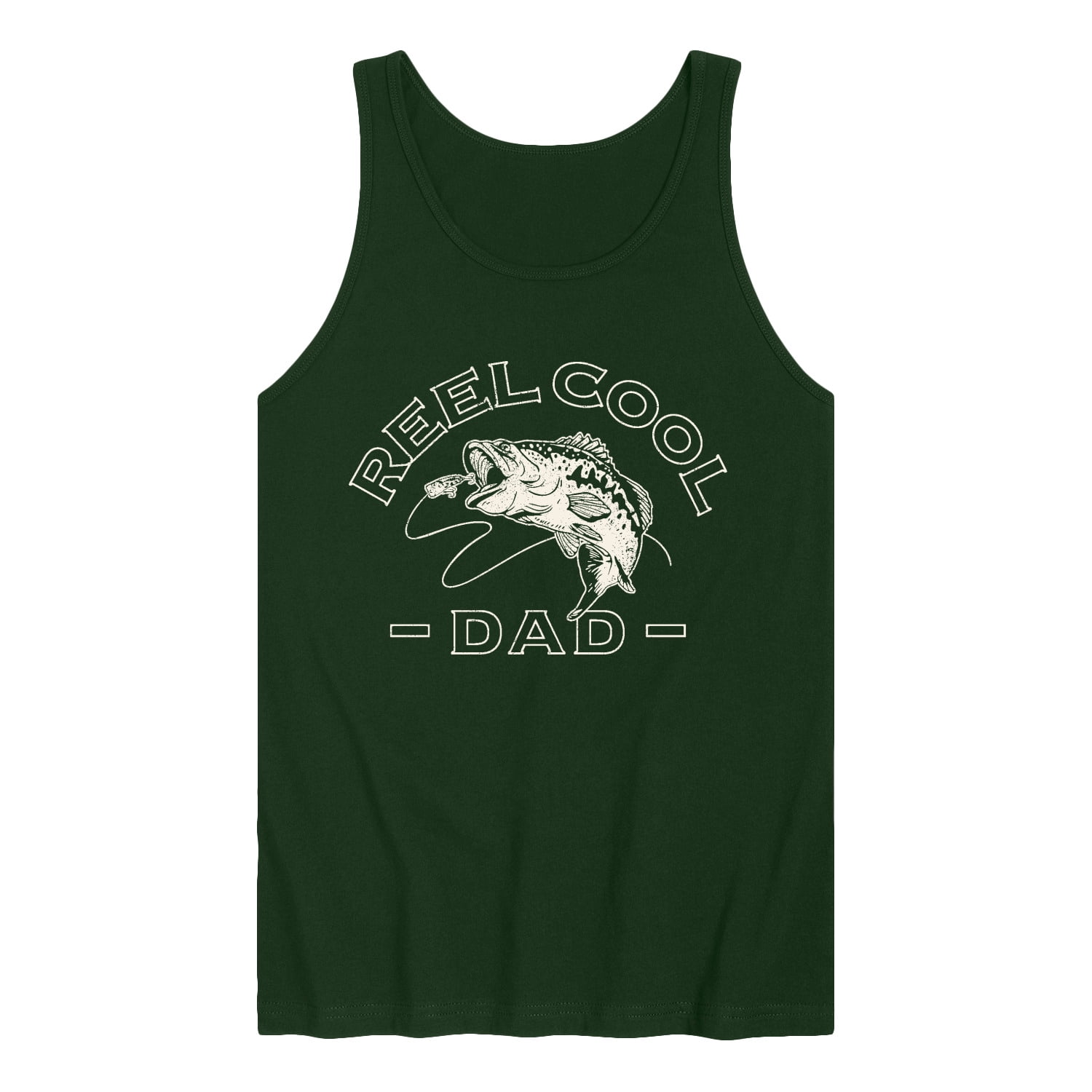 Instant Message - Reel Cool Dad Men's Graphic Tank Top - Walmart.com