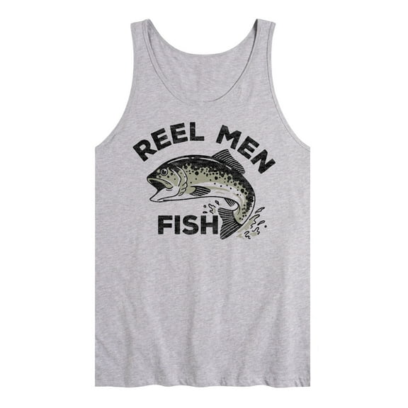 Instant Message - Reel Men Fish - Men's Jersey Tank Top