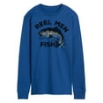 thumbnail image 1 of Instant Message - Reel Men Fish - Men's Long Sleeve T-Shirt, 1 of 6